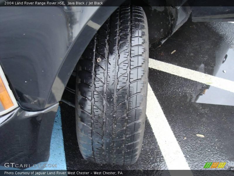 Java Black / Jet Black 2004 Land Rover Range Rover HSE