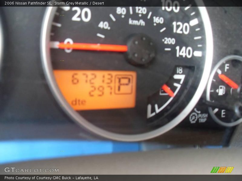 Storm Grey Metallic / Desert 2006 Nissan Pathfinder SE