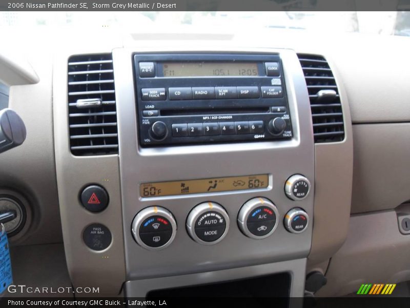 Storm Grey Metallic / Desert 2006 Nissan Pathfinder SE