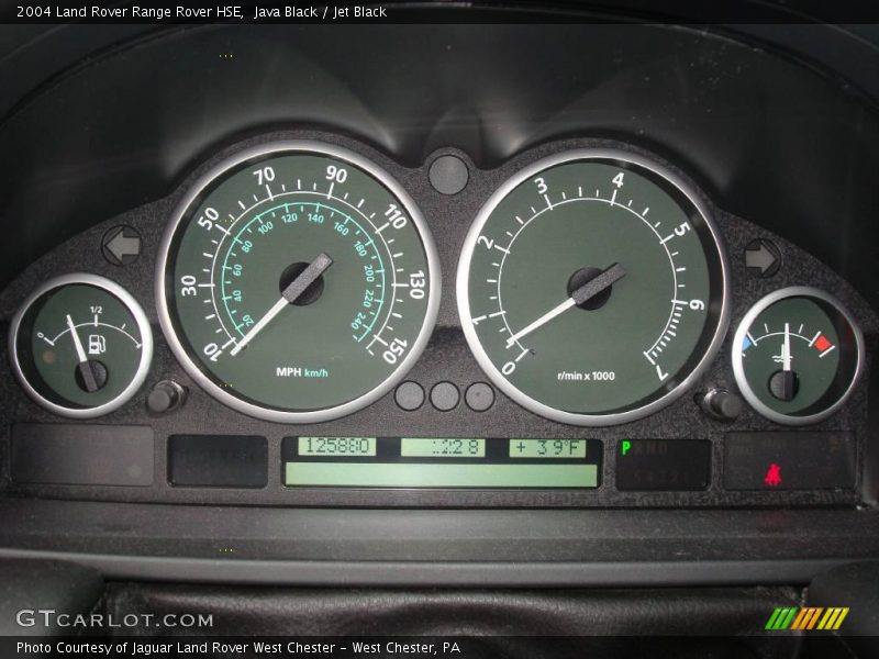 Java Black / Jet Black 2004 Land Rover Range Rover HSE