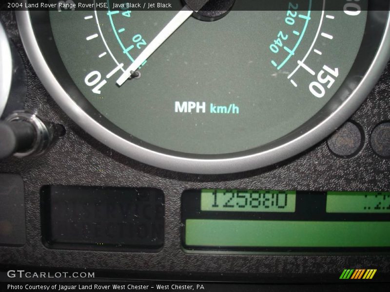 Java Black / Jet Black 2004 Land Rover Range Rover HSE