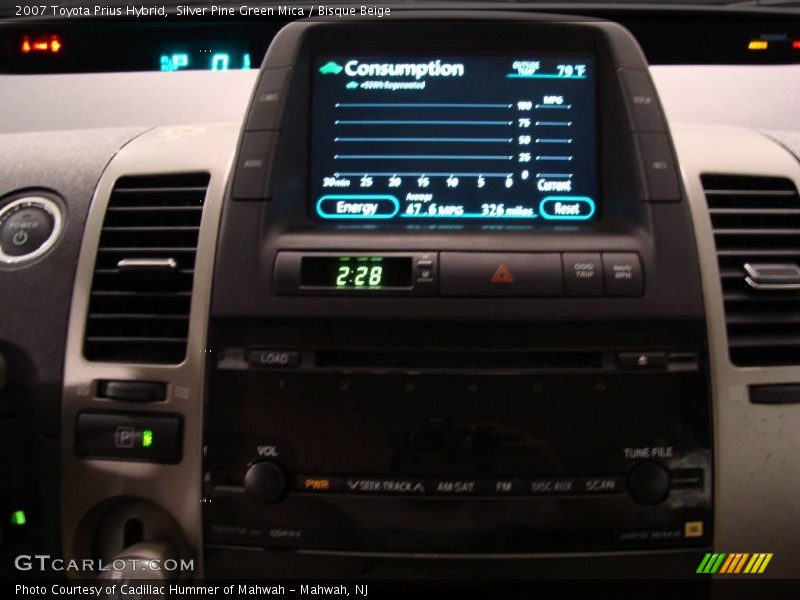 Silver Pine Green Mica / Bisque Beige 2007 Toyota Prius Hybrid