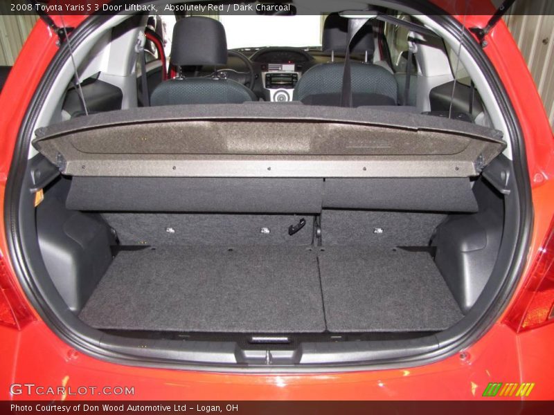Absolutely Red / Dark Charcoal 2008 Toyota Yaris S 3 Door Liftback