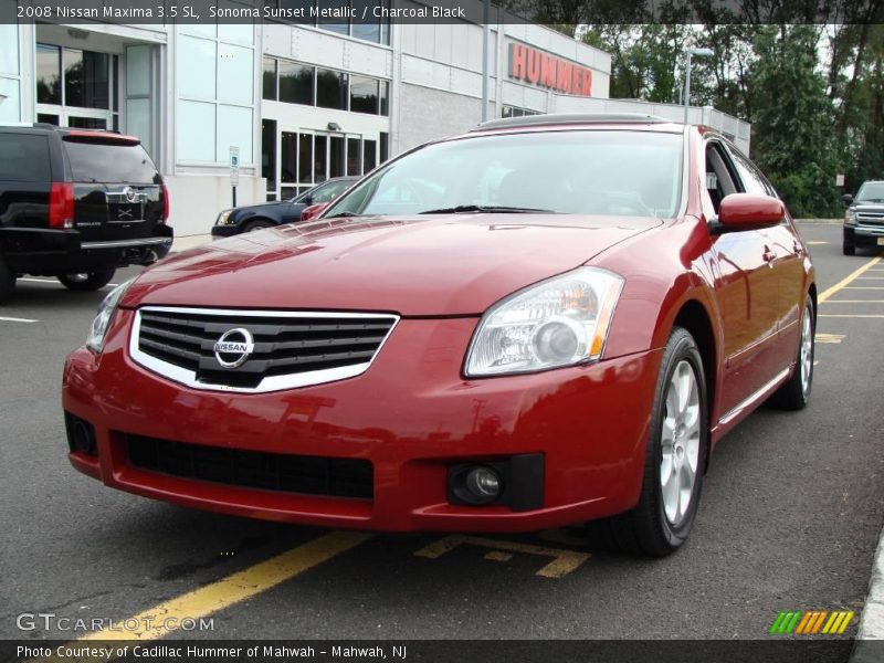 Sonoma Sunset Metallic / Charcoal Black 2008 Nissan Maxima 3.5 SL