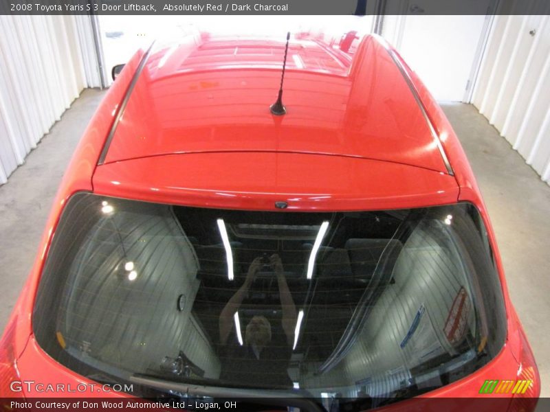 Absolutely Red / Dark Charcoal 2008 Toyota Yaris S 3 Door Liftback