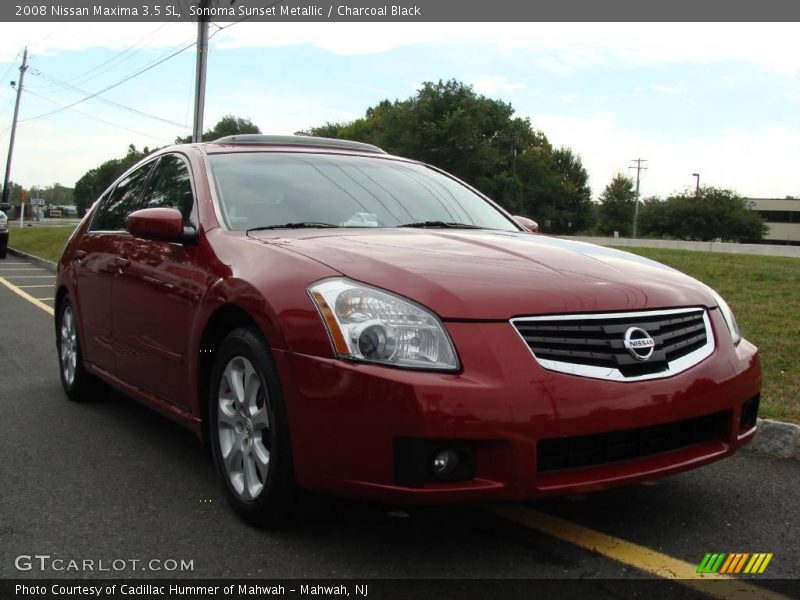 Sonoma Sunset Metallic / Charcoal Black 2008 Nissan Maxima 3.5 SL