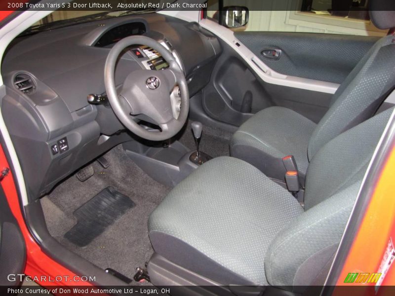 Absolutely Red / Dark Charcoal 2008 Toyota Yaris S 3 Door Liftback