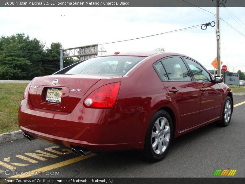 Sonoma Sunset Metallic / Charcoal Black 2008 Nissan Maxima 3.5 SL