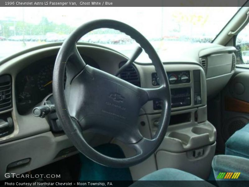 Ghost White / Blue 1996 Chevrolet Astro LS Passenger Van