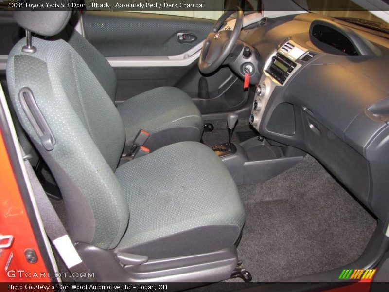 Absolutely Red / Dark Charcoal 2008 Toyota Yaris S 3 Door Liftback