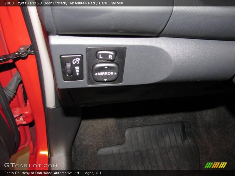 Absolutely Red / Dark Charcoal 2008 Toyota Yaris S 3 Door Liftback