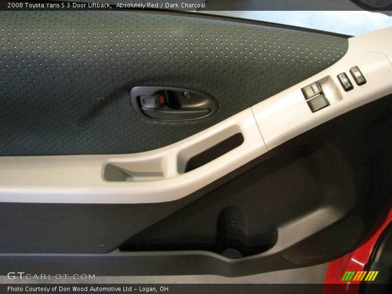 Absolutely Red / Dark Charcoal 2008 Toyota Yaris S 3 Door Liftback