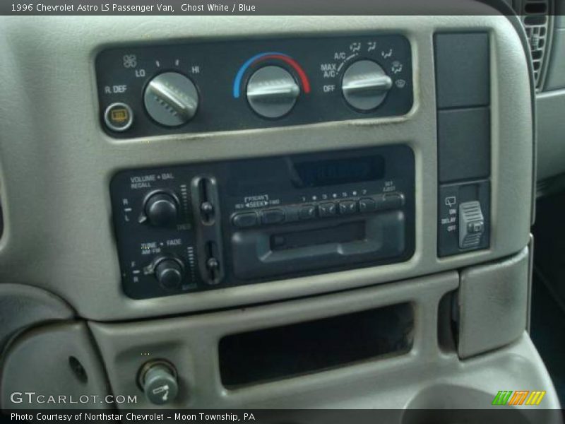 Ghost White / Blue 1996 Chevrolet Astro LS Passenger Van