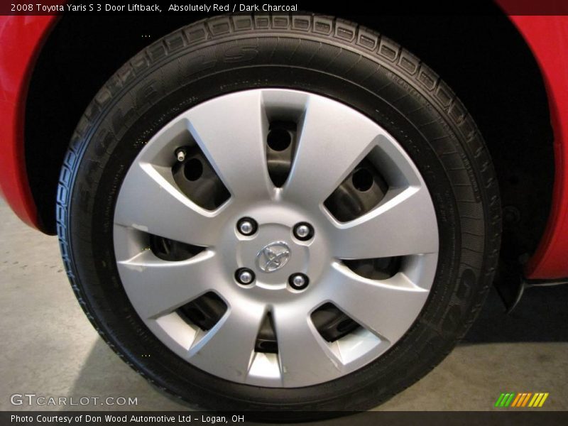 Absolutely Red / Dark Charcoal 2008 Toyota Yaris S 3 Door Liftback