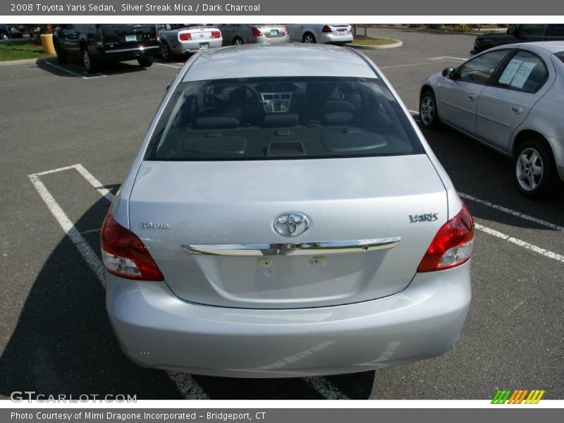 Silver Streak Mica / Dark Charcoal 2008 Toyota Yaris Sedan
