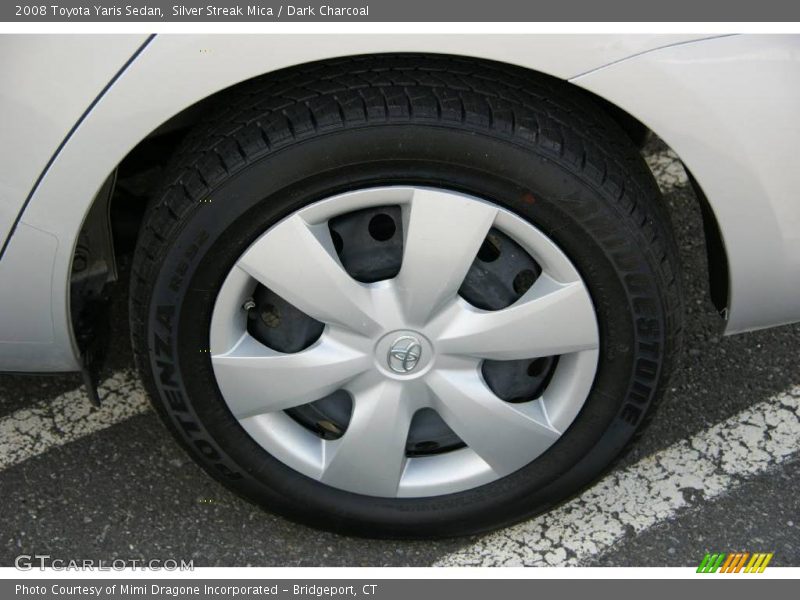 Silver Streak Mica / Dark Charcoal 2008 Toyota Yaris Sedan