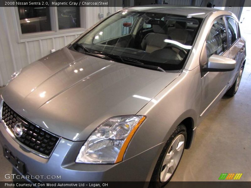 Magnetic Gray / Charcoal/Steel 2008 Nissan Sentra 2.0