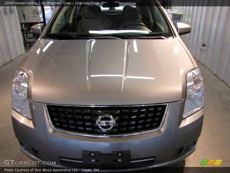 Magnetic Gray / Charcoal/Steel 2008 Nissan Sentra 2.0
