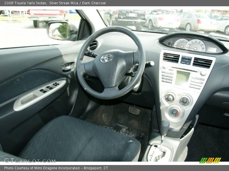 Silver Streak Mica / Dark Charcoal 2008 Toyota Yaris Sedan