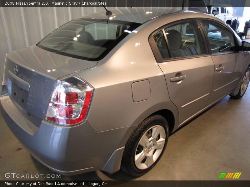 Magnetic Gray / Charcoal/Steel 2008 Nissan Sentra 2.0