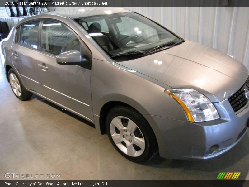 Magnetic Gray / Charcoal/Steel 2008 Nissan Sentra 2.0