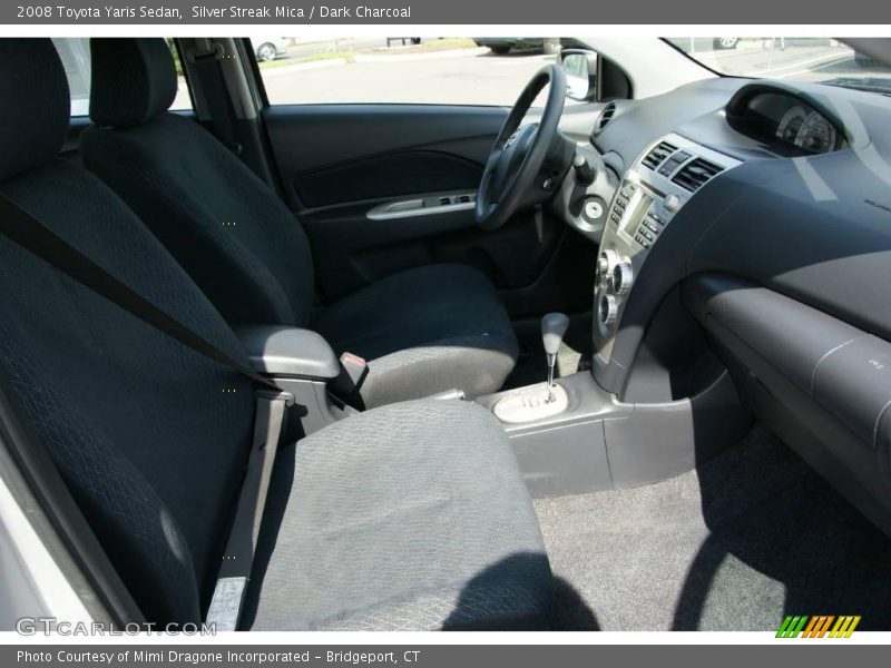 Silver Streak Mica / Dark Charcoal 2008 Toyota Yaris Sedan