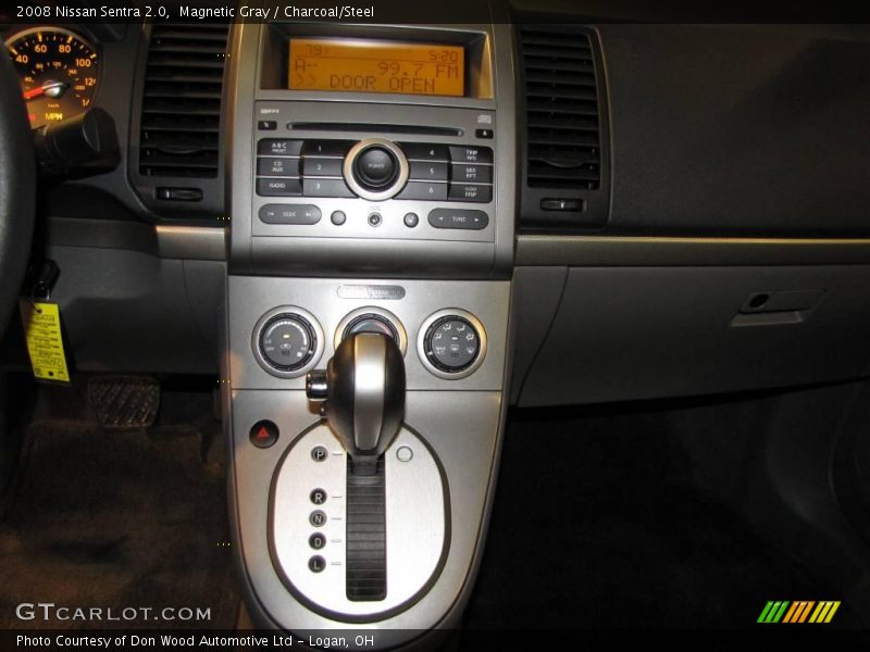 Magnetic Gray / Charcoal/Steel 2008 Nissan Sentra 2.0