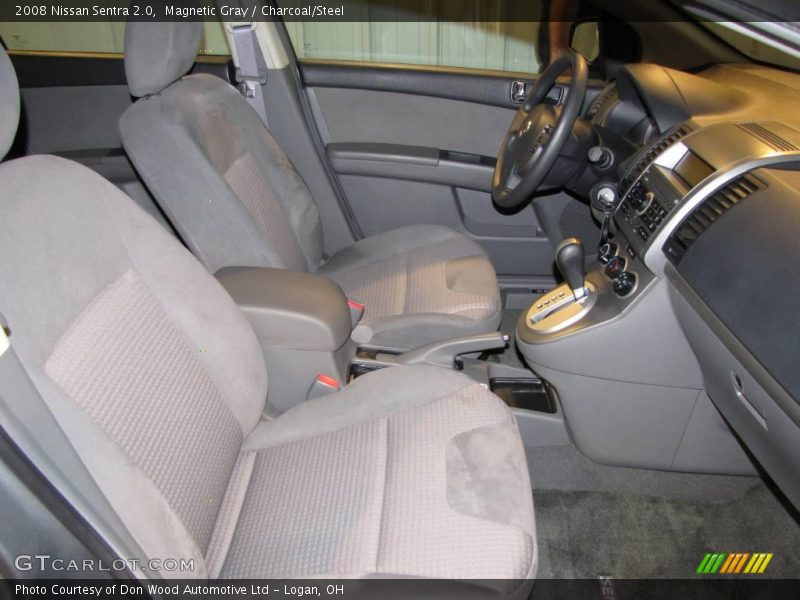 Magnetic Gray / Charcoal/Steel 2008 Nissan Sentra 2.0