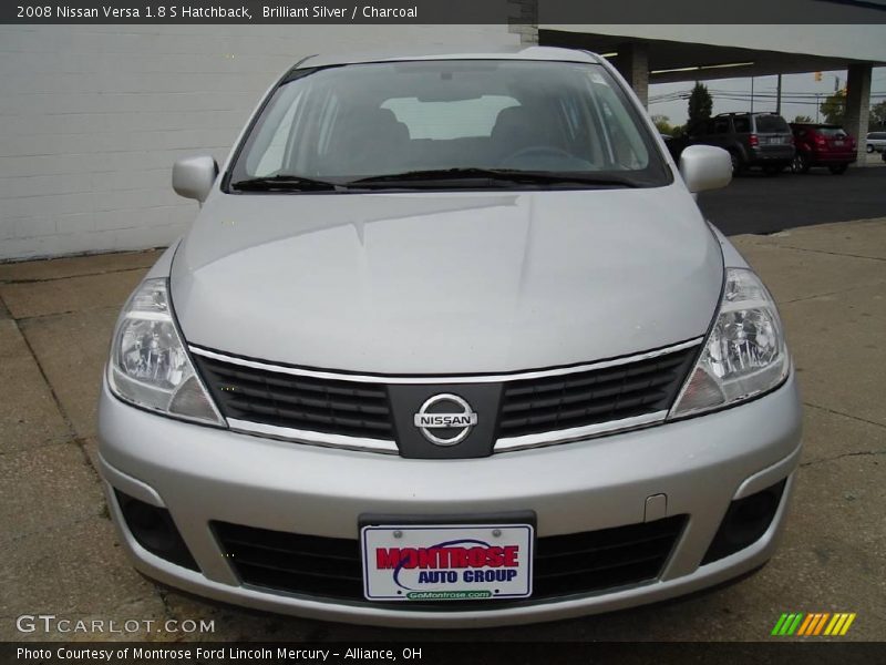 Brilliant Silver / Charcoal 2008 Nissan Versa 1.8 S Hatchback