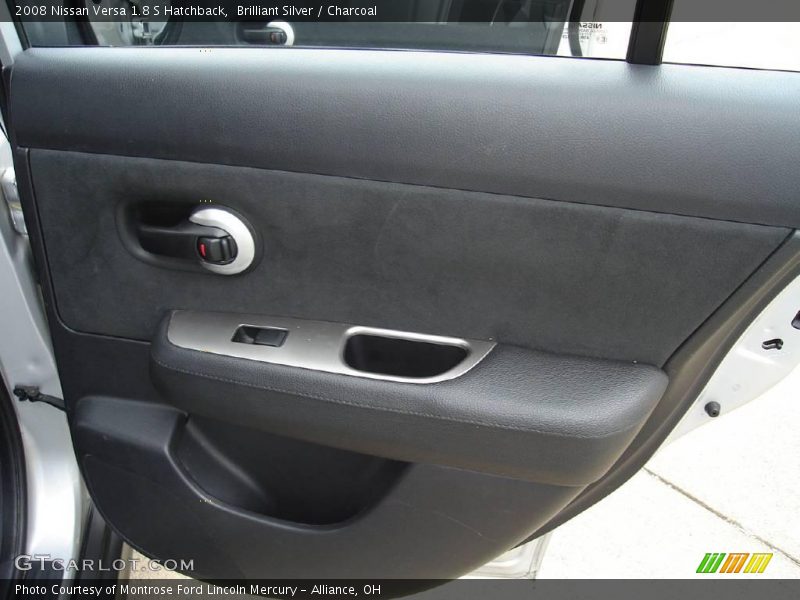 Brilliant Silver / Charcoal 2008 Nissan Versa 1.8 S Hatchback