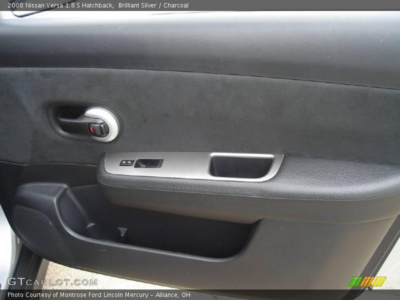 Brilliant Silver / Charcoal 2008 Nissan Versa 1.8 S Hatchback