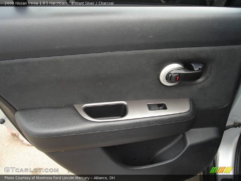 Brilliant Silver / Charcoal 2008 Nissan Versa 1.8 S Hatchback