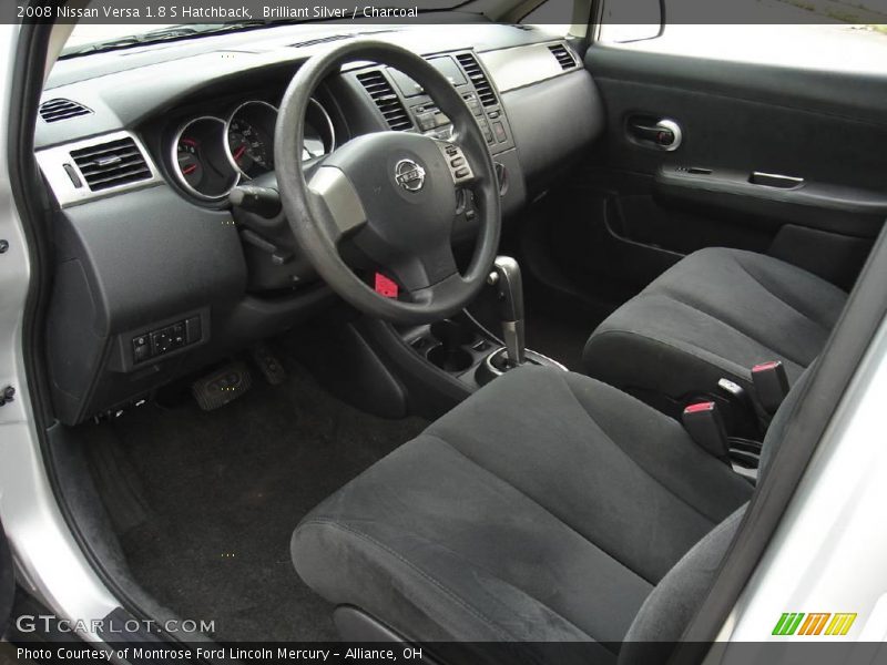 Brilliant Silver / Charcoal 2008 Nissan Versa 1.8 S Hatchback