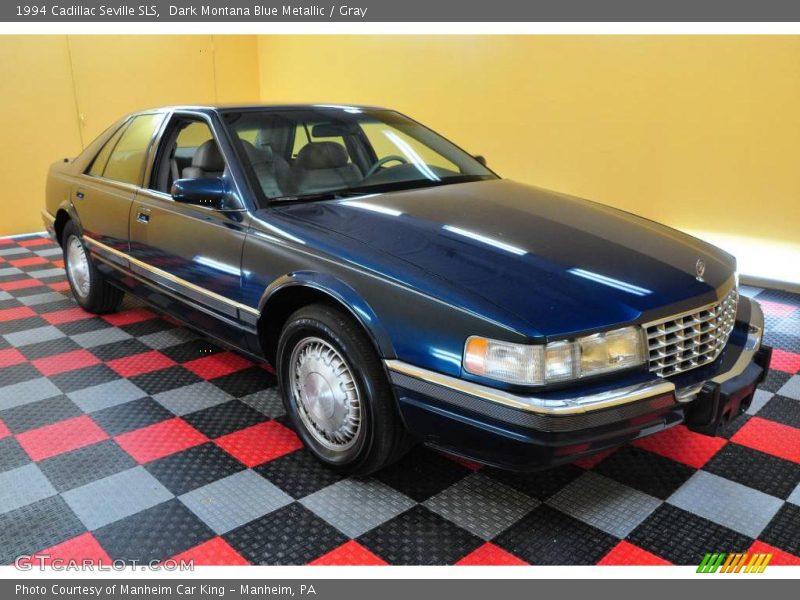 Dark Montana Blue Metallic / Gray 1994 Cadillac Seville SLS