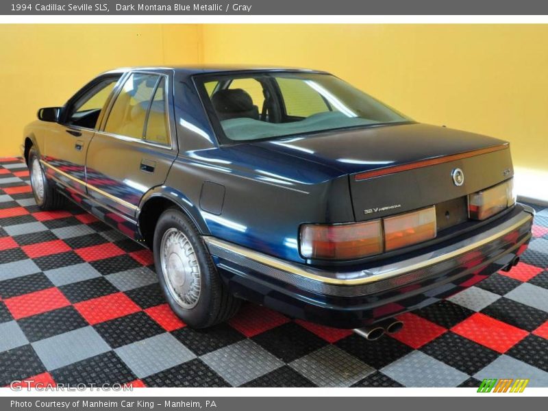 Dark Montana Blue Metallic / Gray 1994 Cadillac Seville SLS