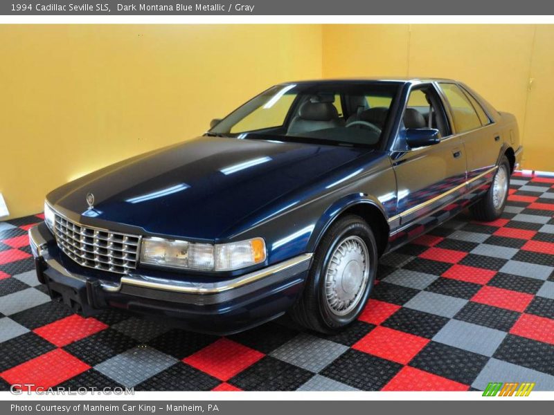 Dark Montana Blue Metallic / Gray 1994 Cadillac Seville SLS