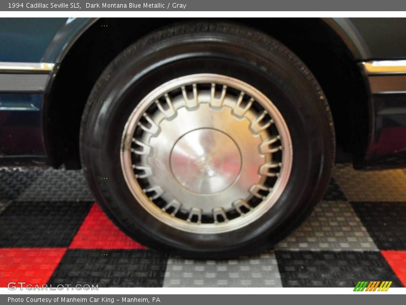 Dark Montana Blue Metallic / Gray 1994 Cadillac Seville SLS