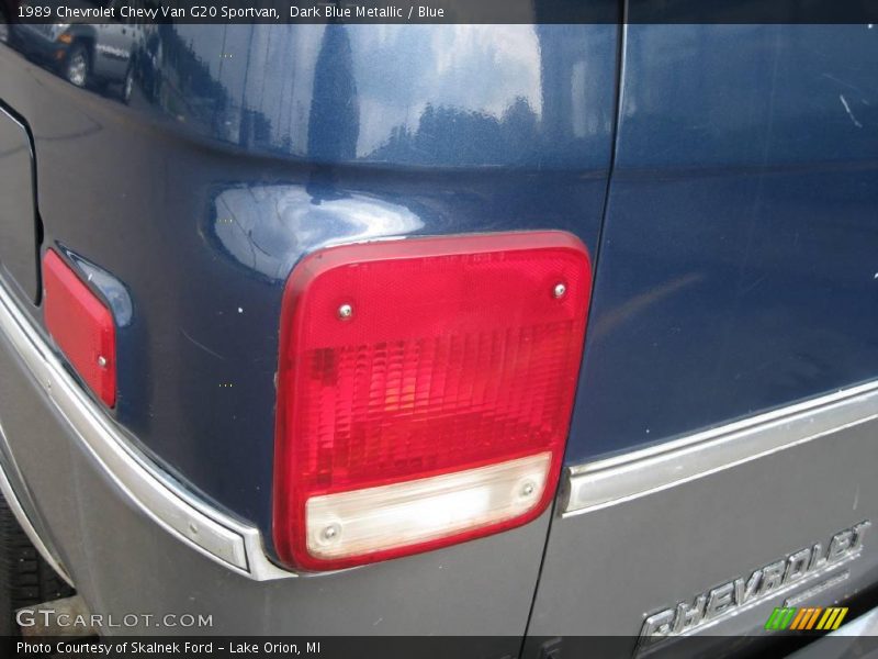 Dark Blue Metallic / Blue 1989 Chevrolet Chevy Van G20 Sportvan