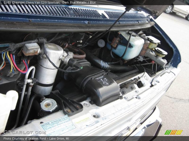Dark Blue Metallic / Blue 1989 Chevrolet Chevy Van G20 Sportvan