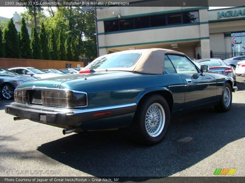 Kingfisher Blue Metallic / Champagne 1993 Jaguar XJ XJS Convertible