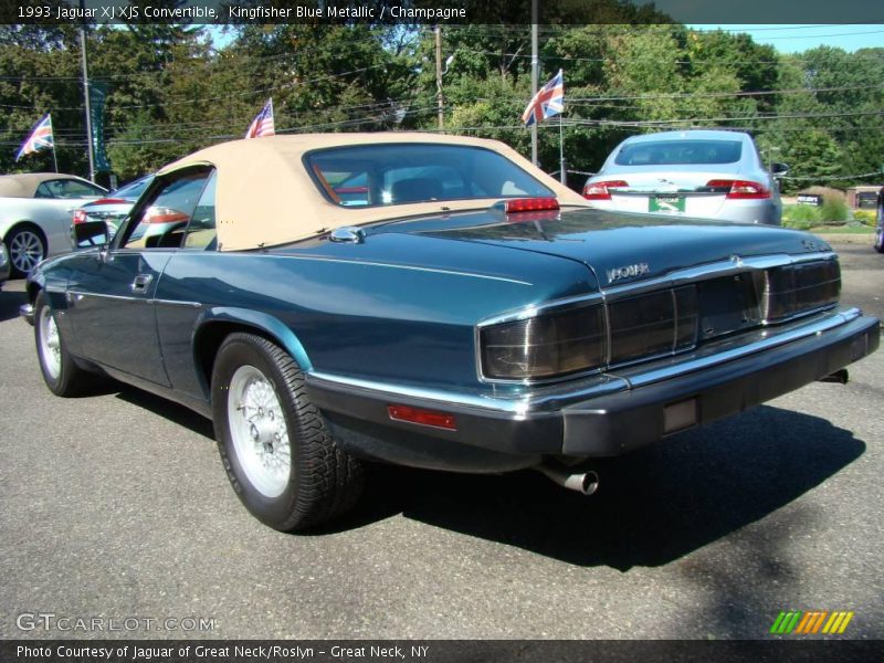 Kingfisher Blue Metallic / Champagne 1993 Jaguar XJ XJS Convertible