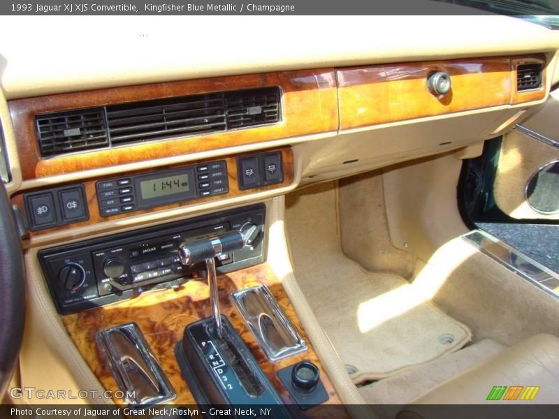 Kingfisher Blue Metallic / Champagne 1993 Jaguar XJ XJS Convertible