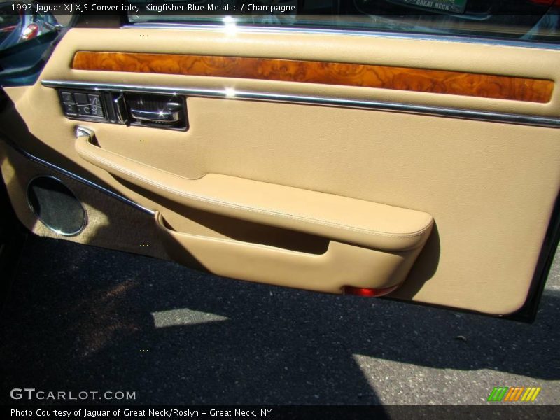 Kingfisher Blue Metallic / Champagne 1993 Jaguar XJ XJS Convertible
