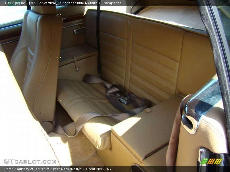 Kingfisher Blue Metallic / Champagne 1993 Jaguar XJ XJS Convertible