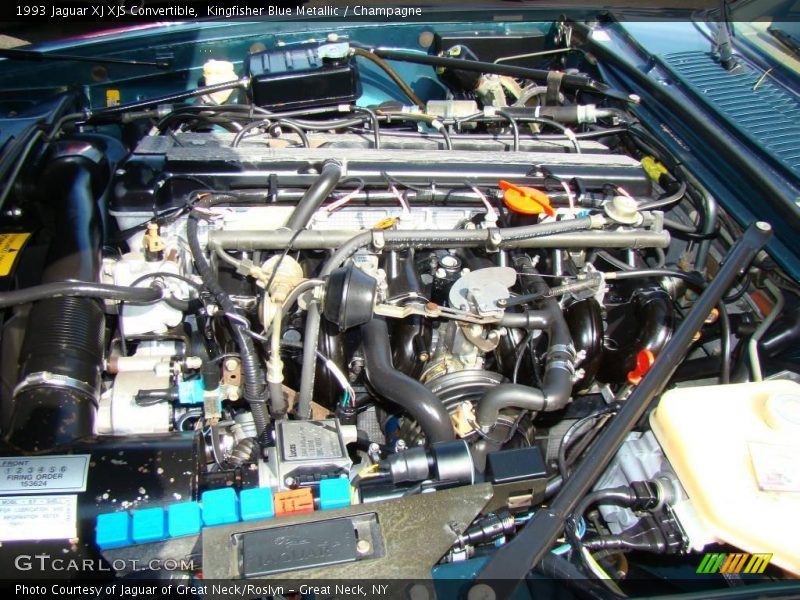 Kingfisher Blue Metallic / Champagne 1993 Jaguar XJ XJS Convertible