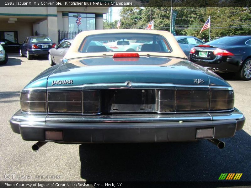 Kingfisher Blue Metallic / Champagne 1993 Jaguar XJ XJS Convertible