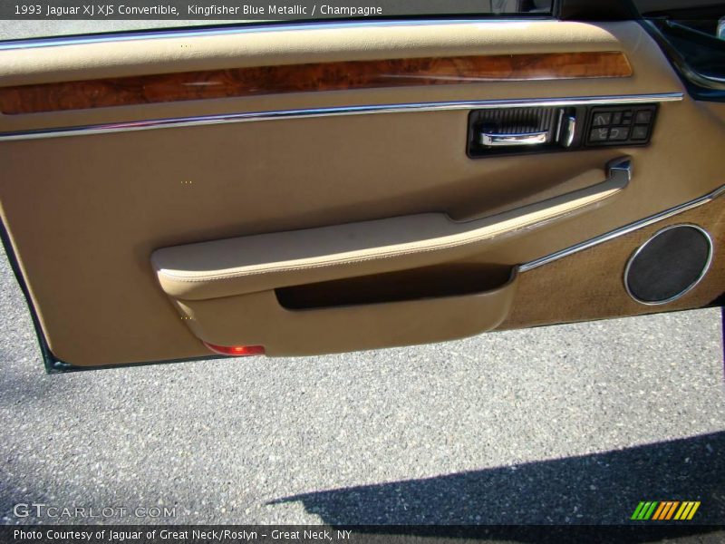 Kingfisher Blue Metallic / Champagne 1993 Jaguar XJ XJS Convertible