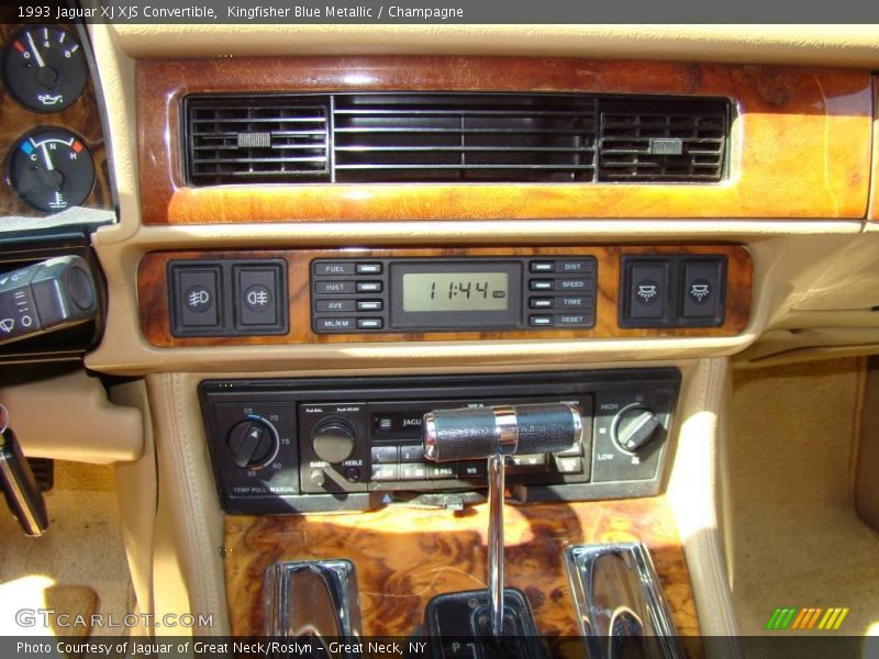 Kingfisher Blue Metallic / Champagne 1993 Jaguar XJ XJS Convertible
