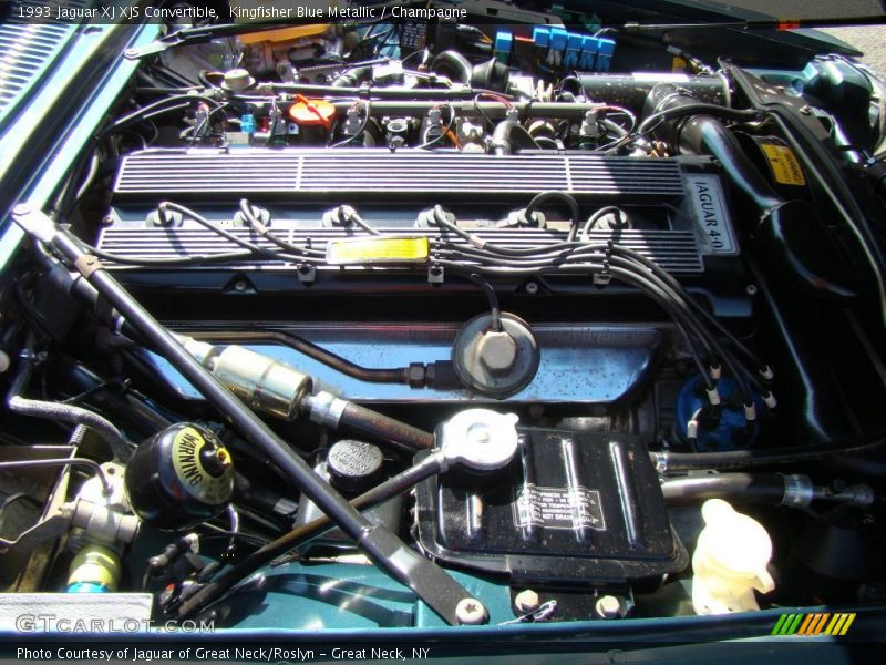 Kingfisher Blue Metallic / Champagne 1993 Jaguar XJ XJS Convertible