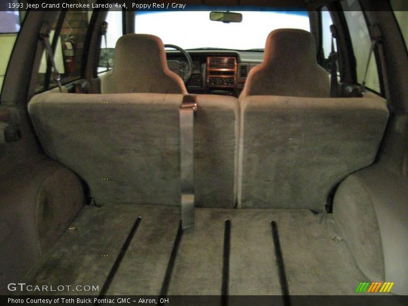 Poppy Red / Gray 1993 Jeep Grand Cherokee Laredo 4x4